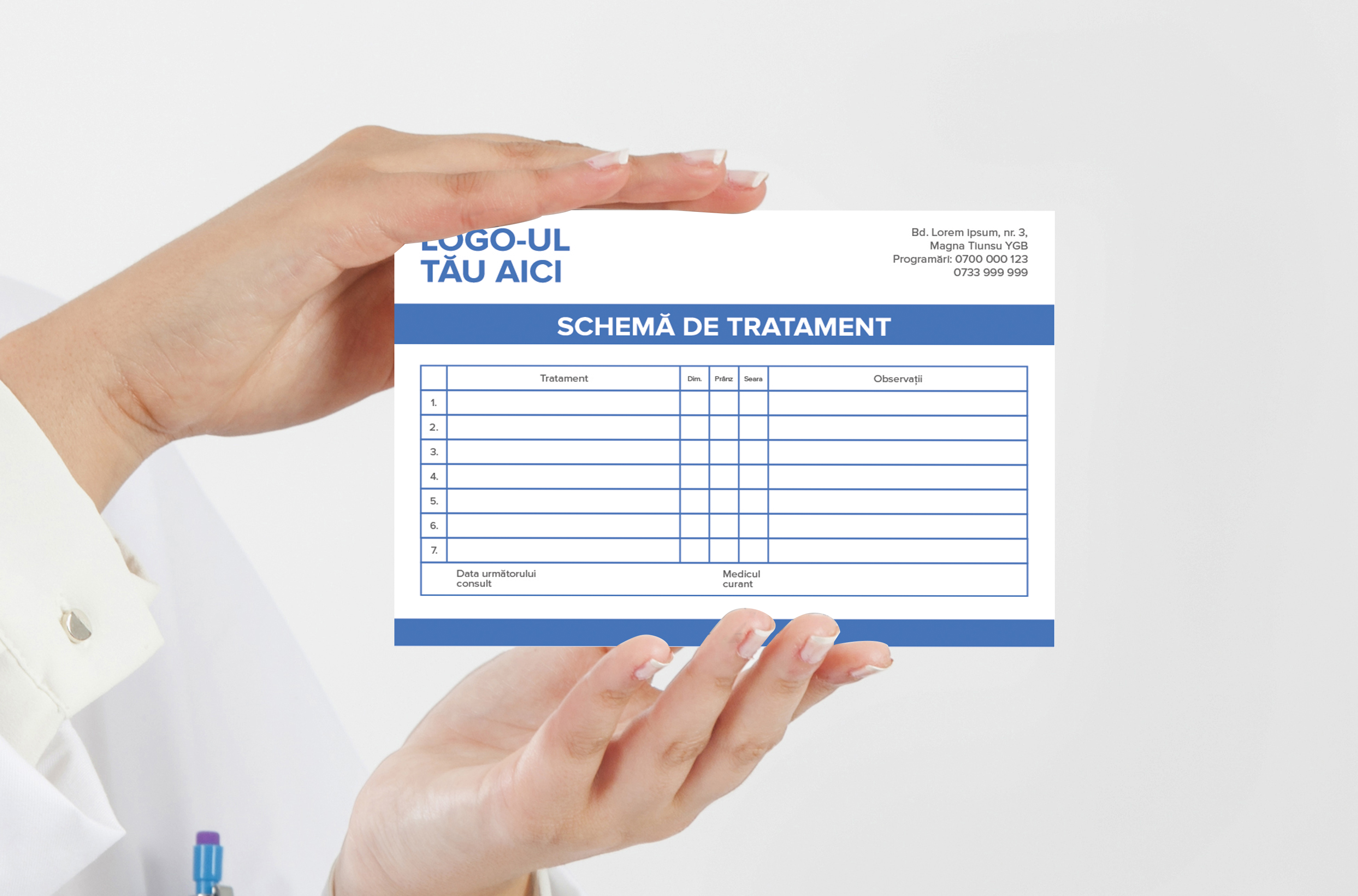 Carnet scheme de tratament A6