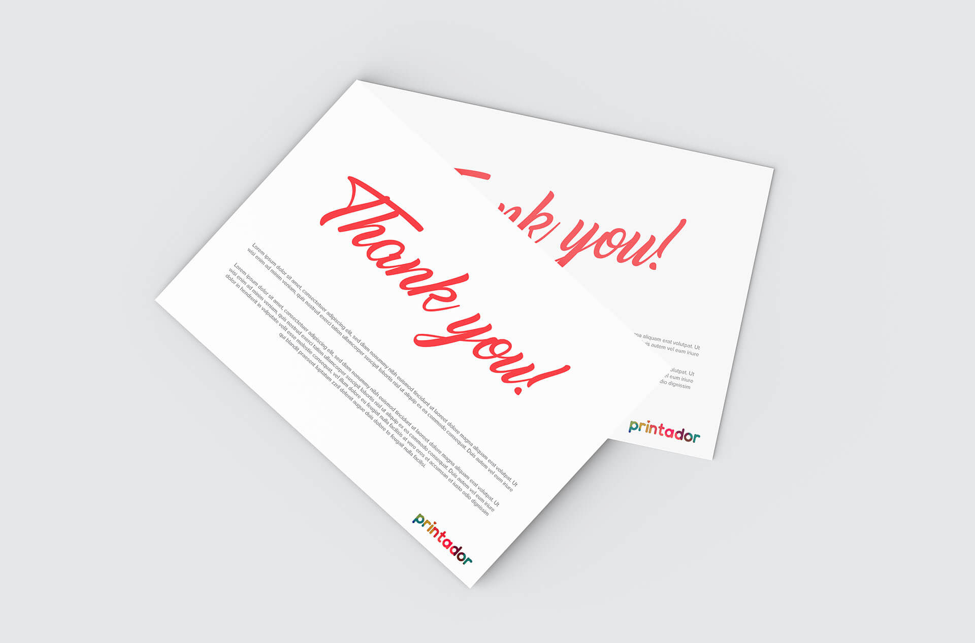 Card de mulțumire | Thank you card